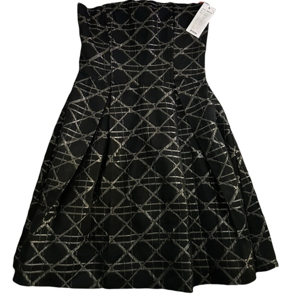 Eight Sixty Black strapless Mini Dress (B2)🫶🏼​
